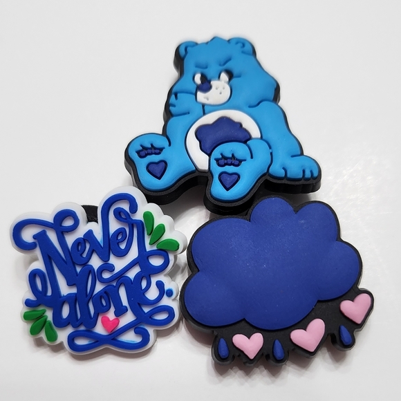 Crocs " Carebear" Charms Set of 3 - Picture 2 of 2